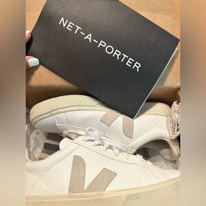 Campo chrome free leather white natural suede size 8